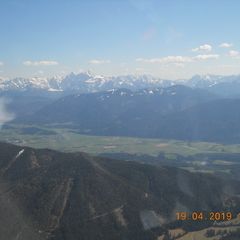 Flugwegposition um 12:33:13: Aufgenommen in der Nähe von Gemeinde Reißeck, Österreich in 2411 Meter